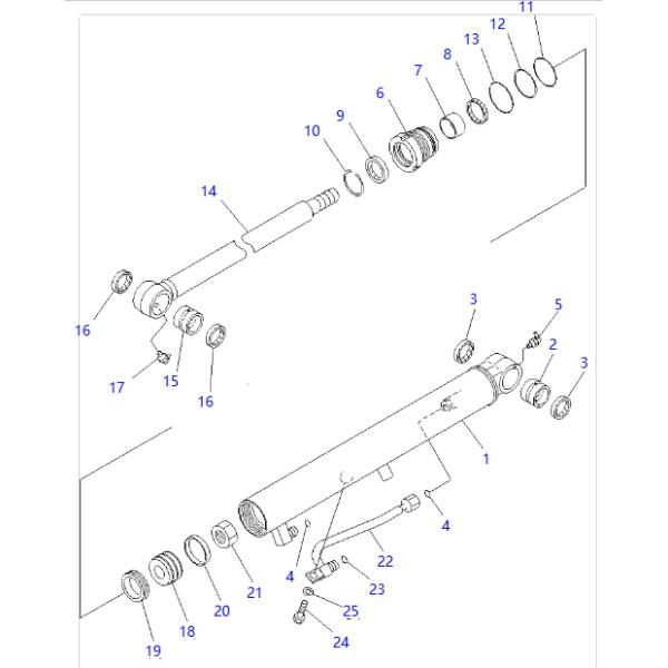 707-98-14930 7079814930 Seal Kit Bucket Cylinder For KOMATSU Excavator PC30MR PC35MR-3