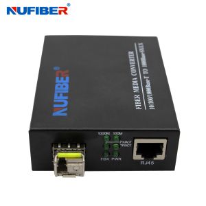 10/100/1000M Gigabit Ethernet UTP SFP Media Converter