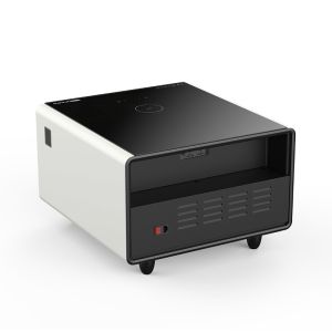 Small Home Office Furniture Modern Smart Coffee Table with Table Fridge and LED