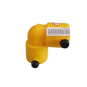 China SDR11 PE100 DN32-DN315 Oranges 90 Degree Pipe Elbow on sale