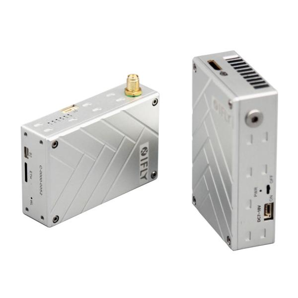 98g weight TDD-COFDM 10km range drone video transmitter for Fixed wing drone and