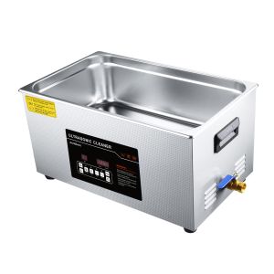 Capacity 30L Dual Power Ultrasonic Cleaning Machine With Heating Power