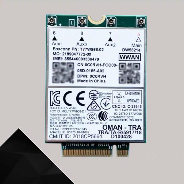 Modem WWAN 4G LTE Module Foxconn Dw5821e T77w968 Module