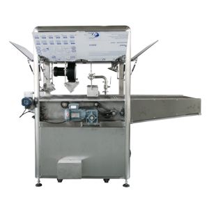 PLC Control Pure Chocolate Enrobing Machine With Tube Type Exchanger