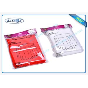 Hotel / School Use Non Woven Tablecloth with Independent Packed