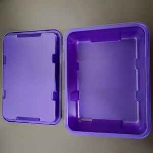 Purple light mouthed custom plastic tray mushroom plastic container packaging