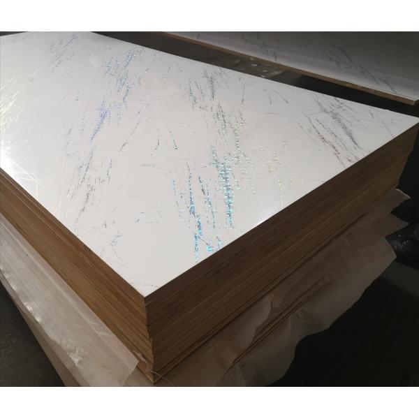 Marble color High gloss 18mm 12mm laminate furniture acrylic mdf boards in china