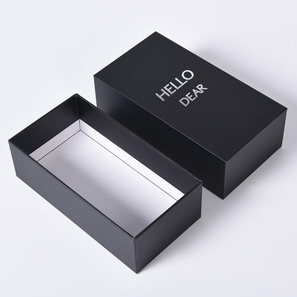 Custom Thickened Hard Lid Gift Packaging Box White Paperboard
