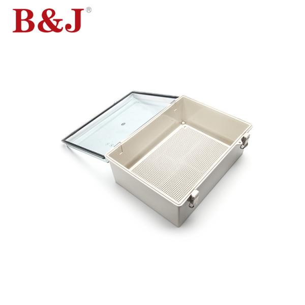 Transparent Cover Outdoor Electrical Enclosure , Outdoor Weatherproof Electrical