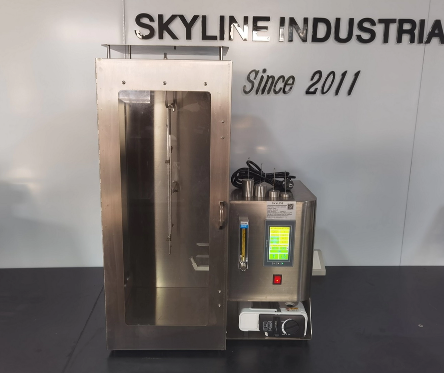 Buy Vertical Combustion Tester for Flame Retardant Textiles with 16CFR1615/1616 Compliance 40±2mm Flame Height and 12s Burning Time at wholesale prices