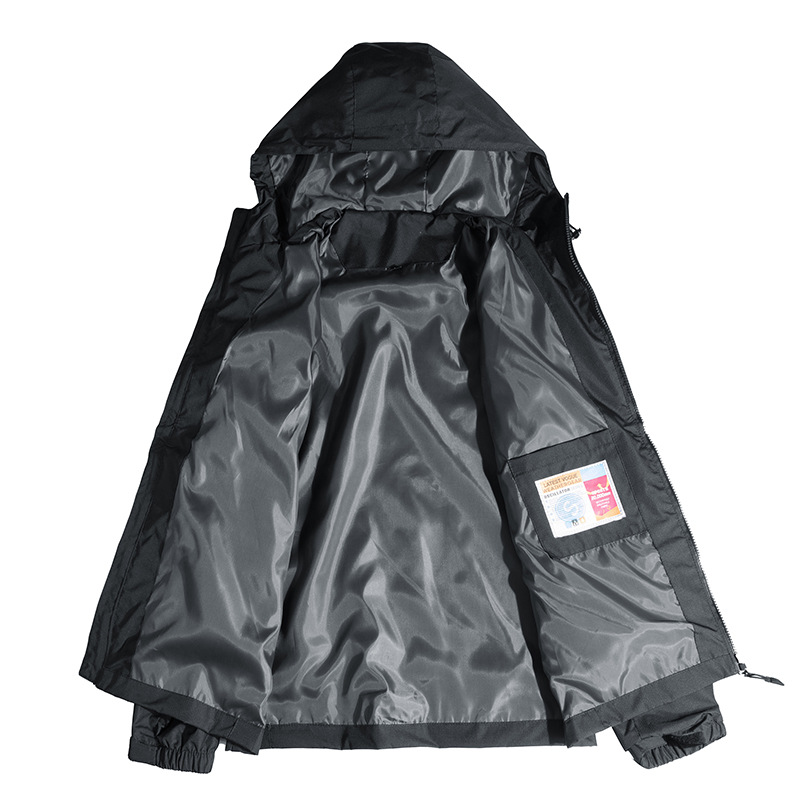 Unisex Rain Polyester Waterproof Sports Track Jacket For Training Running