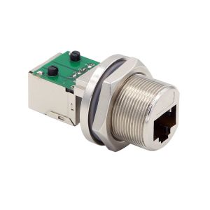 Waterproof, RJ45 connector, IP67，RJ45 Modular Jack , HULYN