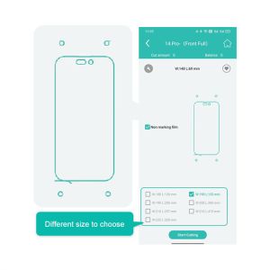 Hot Cell Screen Protector Hydrogel Film Screen Protector Cutting Machine For TPU