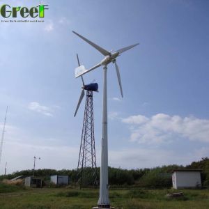 Industry Solar Hybrid Pitch Control Wind Turbine 3phase PMG 5KW