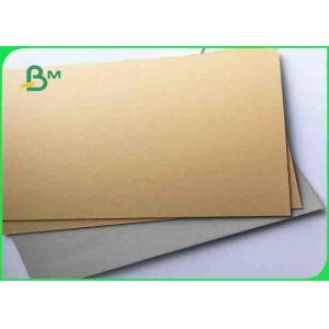 1.2mm 1.5mm 2.3mm Coated Duplex Board Grey Back For Gift Box Packaging