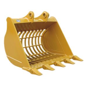 Quality Kobelco SK120 Q355B Excavator Skeleton Bucket for construction for sale