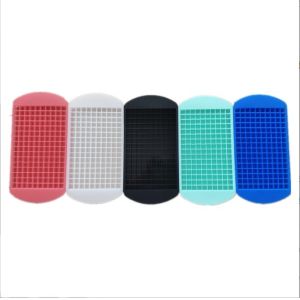 Stocked Silicone Mini Ice Cube Tray for Food Grade 160 Cavity Small Square Ice