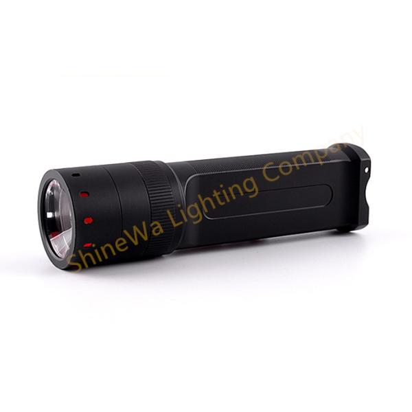 Buy Zoomable Tactical Rail Mount Flashlight , Rechargeable Tactical Flashlight at wholesale prices