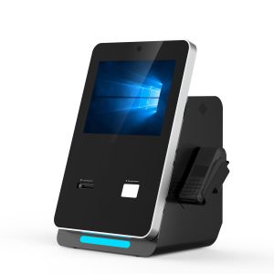 Encryption Biometric Security Check In Kiosk With Barcode QR Code ID Passport