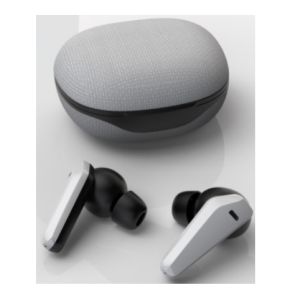 Black Active Noise Cancellation Earphone , 40mAh 10mm Anc Wireless Earbuds