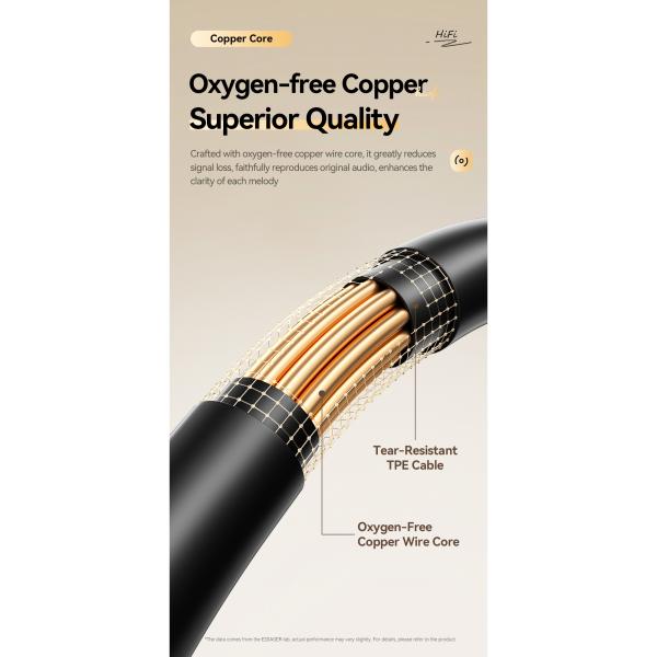 ESSAGER G62 In-Ear USB Type C Jack Aux 3.5mm Earphone Earbuds Wired Connection with OEM/ODM