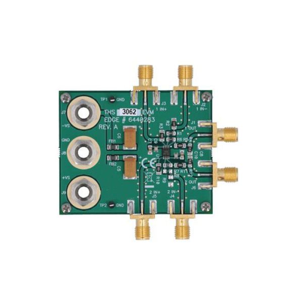 THS3062EVM Embedded Solutions Evaluation Board 300MHz THS3062 Current Feedback