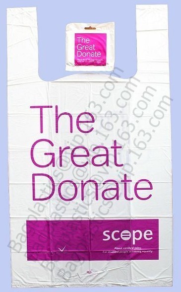 Compostable Donation Bags charity sacks, charity bags, charity donation Bags,