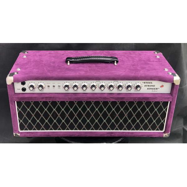 Custom Grand Tube Amplifier Head Steel String Singer SSS 100 in Purple Color