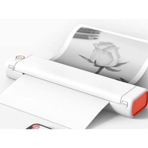 Quality Black Color M08f Inkless Portable Mini Bluetooth Thermal A4 Printer On Business Trip for sale