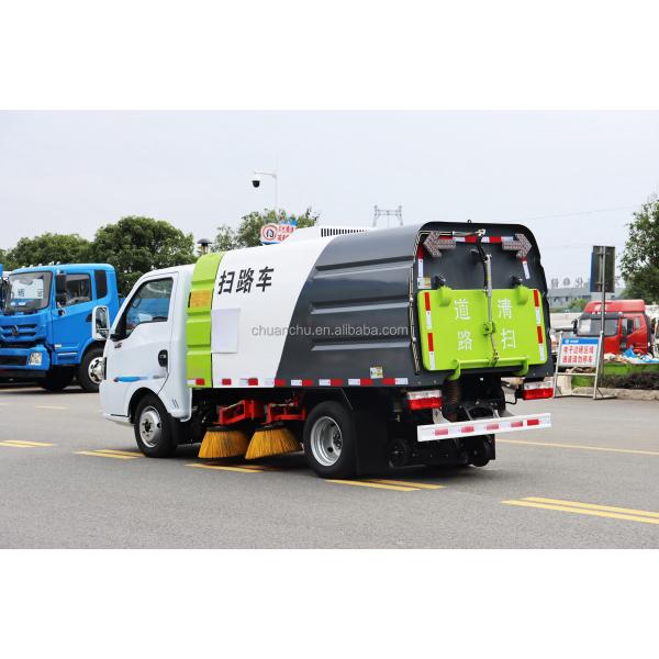 Dongfeng Tuyi Sanitation Cleaning Truck Pure Electric Blue 3.5 Square Road Sweeper