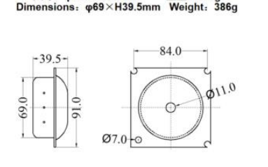 Airbag Gas Generator for Driver Passenger Airbag Size ∅69mm*H39.5mm Original Parts