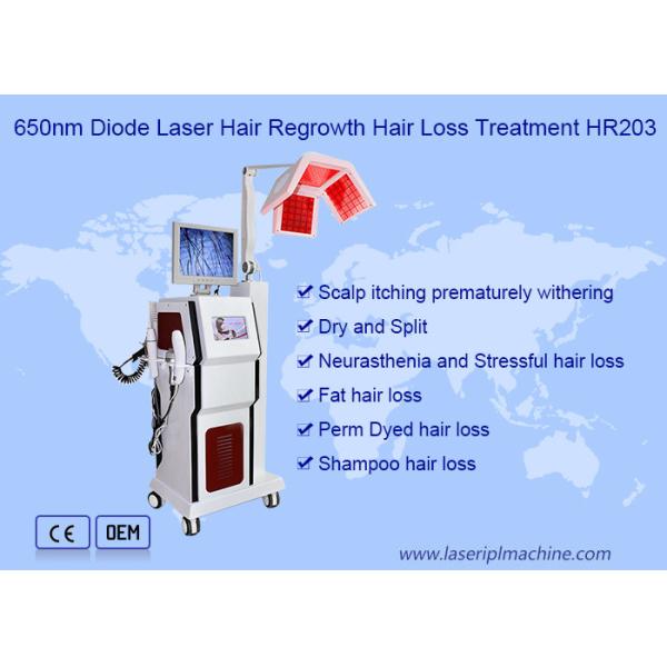 Buy 650nm 190 Diode Hair Growth Stimulator Machine High Frequency at wholesale prices