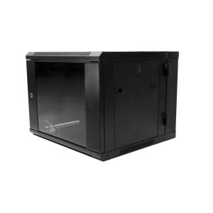 Grey Black 9U Network Rack Cabinet Multiple Sizes Removable Side Door
