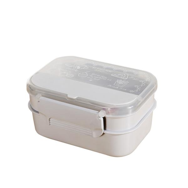 Divided Bento Plastic Lunch Boxes