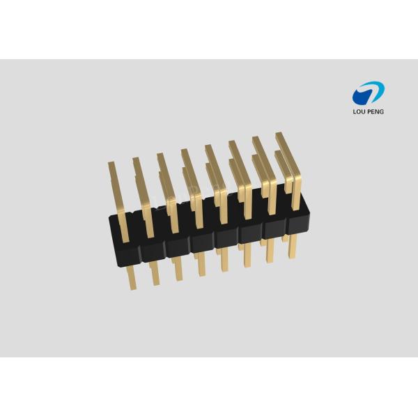 Buy Pin Header 2x08pin 2.54mm pitch horizontal 90degree at wholesale prices