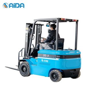 Logistics Distribution Electric Powered Forklift 3 ton electric forklift 3000mm