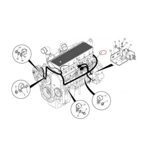 3573810403 Industrial Wiring Harness Electric Forklift Parts Durable