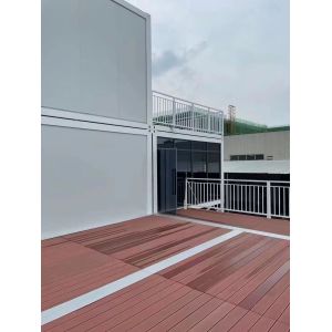 Temporary 3 Bedroom Container House Galvanized Steel Detachable Apartment