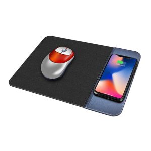 OEM Wireless Charging Luxury Corporate Gifts Natural Rubber Mouse Pad