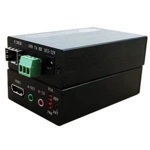 1080P HDMI Fiber Converter Bidirectional Audio RS232 Over Fiber Optic Extender