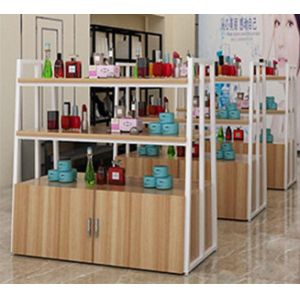Easy Install Shoe Shop Display Stands , Wooden Shoe Display With Eco Friendly