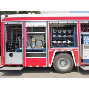 China ISUZU Diesel Emergency Fire Truck , Rescue Fire Safety Vehicle 4x2 on sale