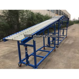 Gravity Telescopic Roller Conveyor for Unloading Containers