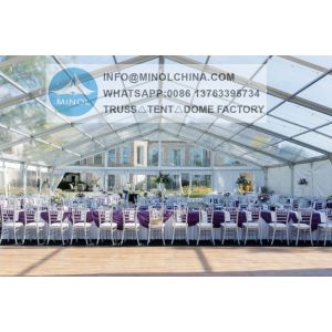 Coated PVC 10kg/Sqm Outdoor Reception Tent M2 Fireproof