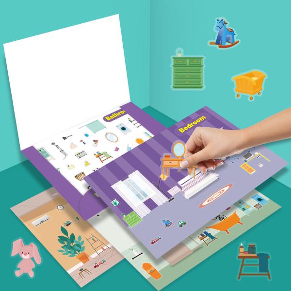 Buy 150PCS Repositionable Enlarge Stickers About Bathroom Bedroom Kitchen Living Room at wholesale prices