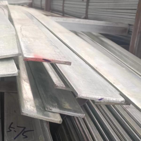 Buy Cold Rolled Galvanized Flat Bar Steel With Customizable Zinc Coating at wholesale prices