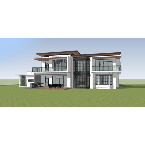Light Gauge Steel Frame House Prefabricated Multi Family Homes for Real Estate Develop