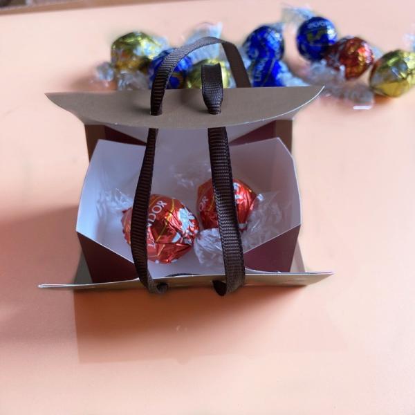 CMYK Rectangular Cardboard Chocolate Candy Wedding Fold Packaging Box Recyclable Fancy Gift Box