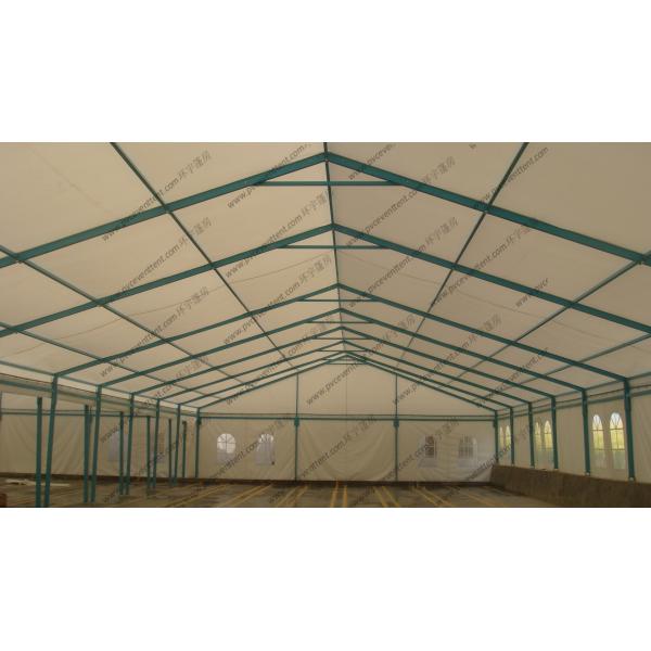 Buy Blue Colored Portable Storage Tents Waterproof Steel As Semi - Permanent Warehouse at wholesale prices