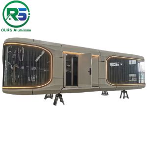 2023 Custom-made Modern Design Aluminum alloy Capsule Tiny House For living